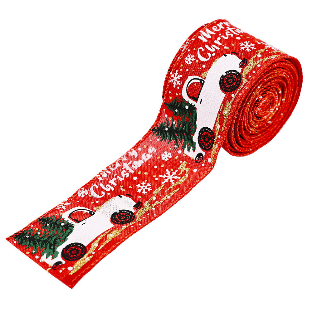 Car & Christmas Tree Ribbon - n/a at Dealshubindia