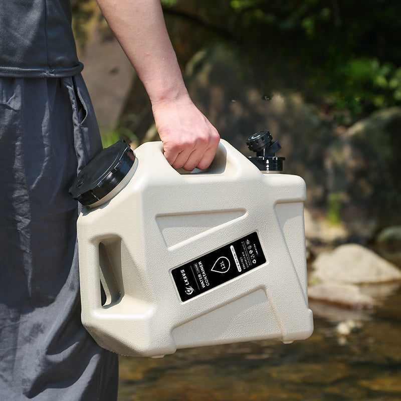 Outdoor Water Bucket with Spigot - Portable Showers & Privacy Enclosures at Dealshubindia
