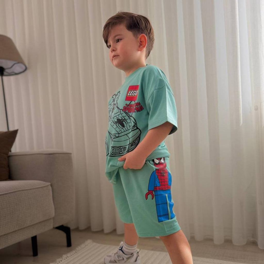 SpiderBrick Boys Short Set - Casual Boys at Dealshubindia