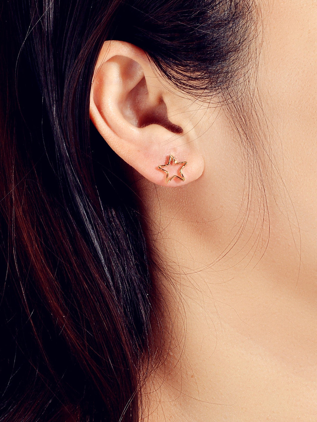 3 pairs Minimalist Jewelry Circle Star Moon Trendy Stud Small Earrings for Women