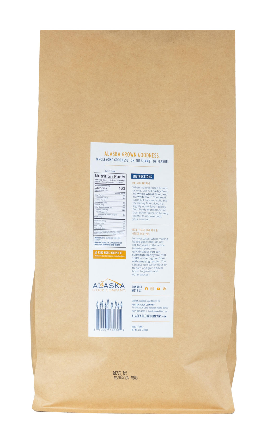 5lb Barley Flour - Grocery at Dealshubindia
