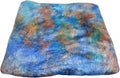 Knitsilk Mulberry Silk Fiber Yarn, Blue and Brown. Best for Knitting, Sewing Silk Filament Sheets, Spinning and Needle Felting