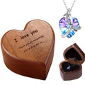Heart-Shaped Bamboo Gift Box with Pendant Necklace - Fashion > Women's Fashion > Women's Jewellery at Dealshubindia