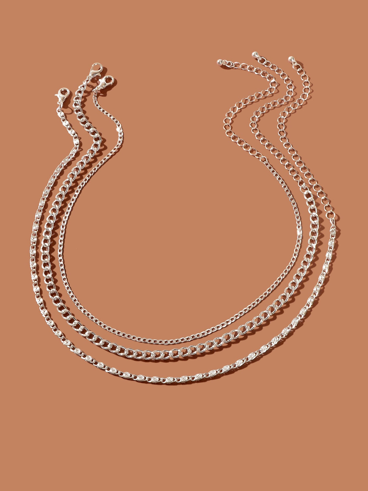 Stunning Multi-Layered Chain Link Necklace Trendy Statement Jewellery for Women