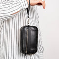 Fresno Leather Clutch – Secure Travel Wallet with Lock - Handbags, Wallets & Cases at Dealshubindia