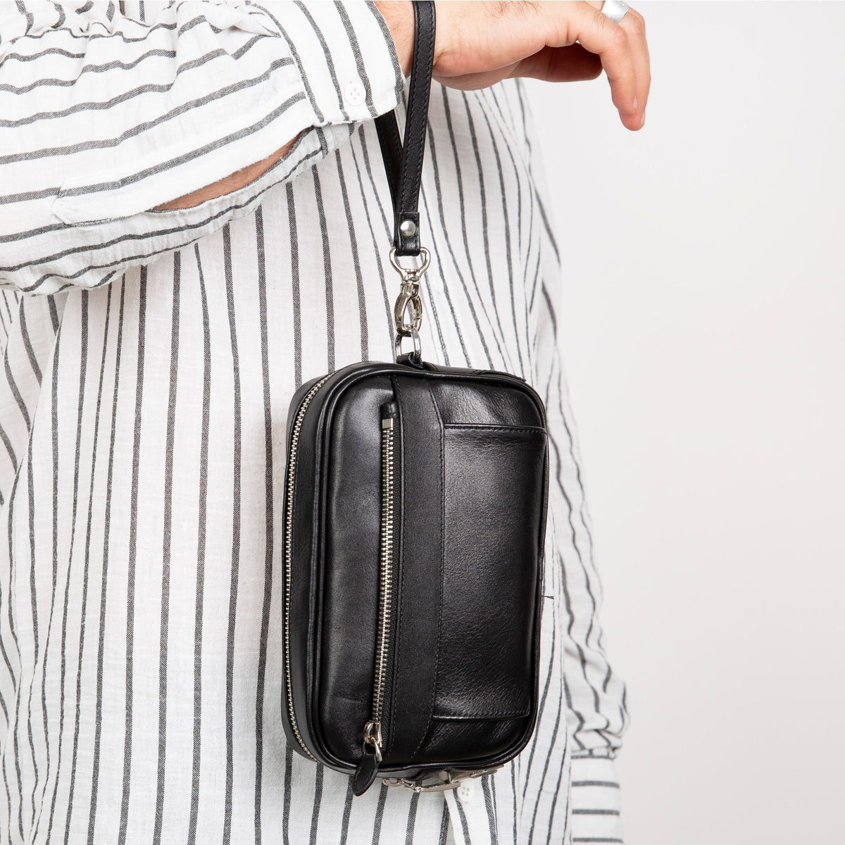 Fresno Leather Clutch – Secure Travel Wallet with Lock - Handbags, Wallets & Cases at Dealshubindia