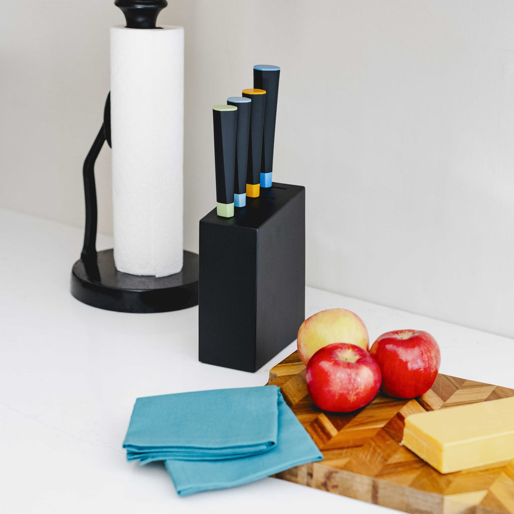 Artistic Edge 5-Piece Knife Block Set - Kitchen Knives at Dealshubindia
