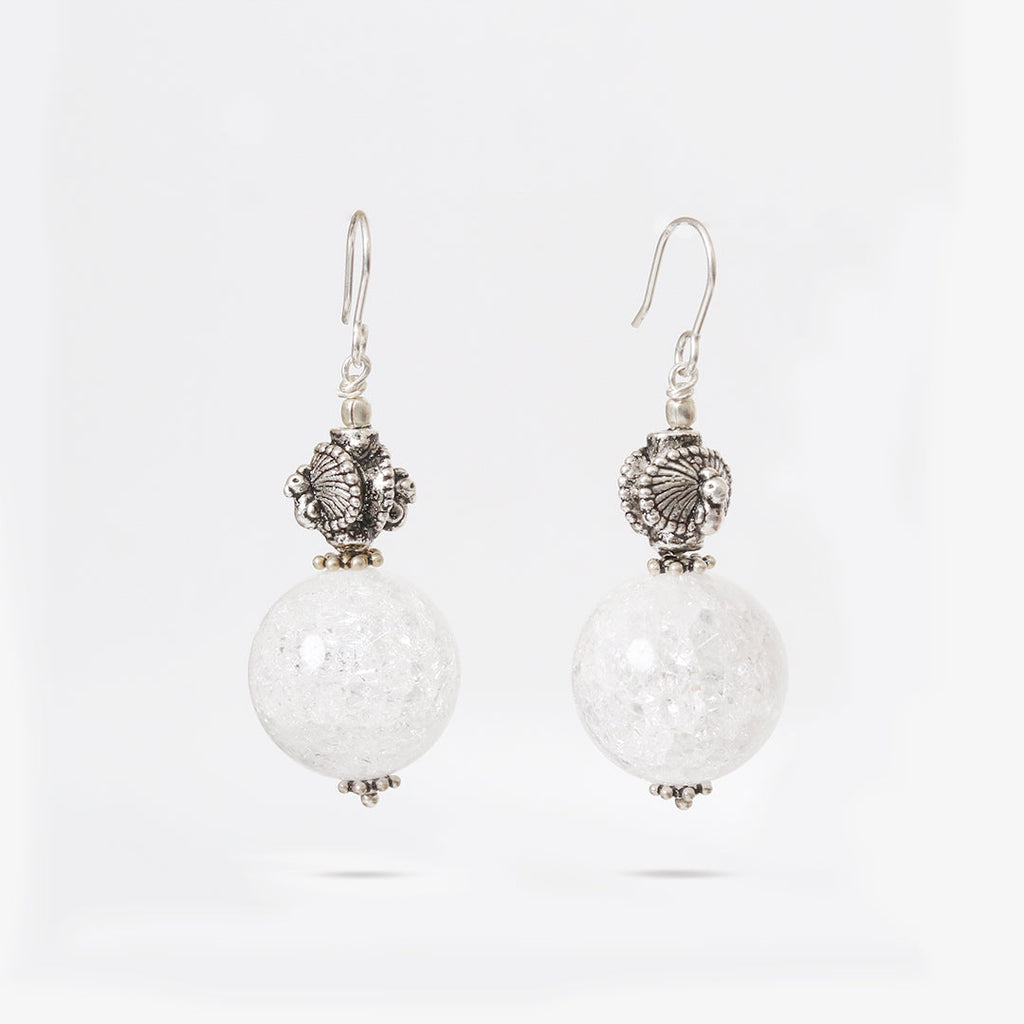 Dancing Peacock Pearl Hooks