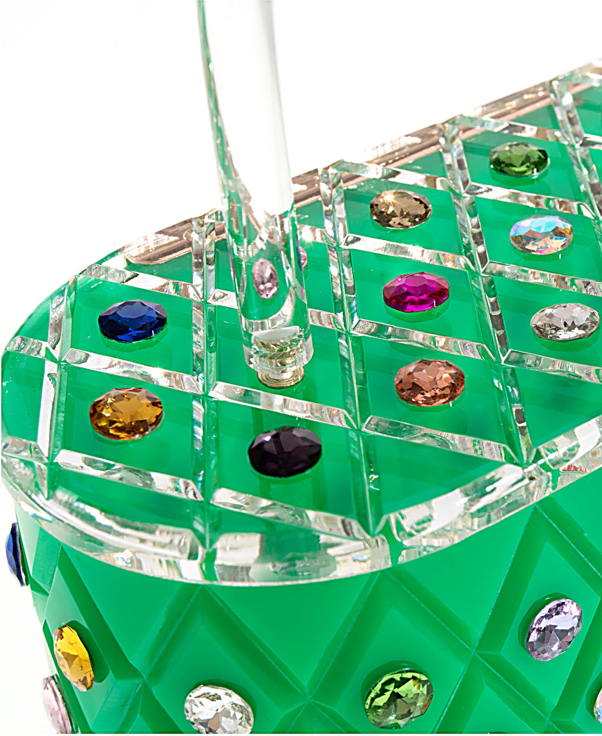 Womens Emerald Rainbow  Top Handle Clutch Bag - Apparel & Accessories at Dealshubindia