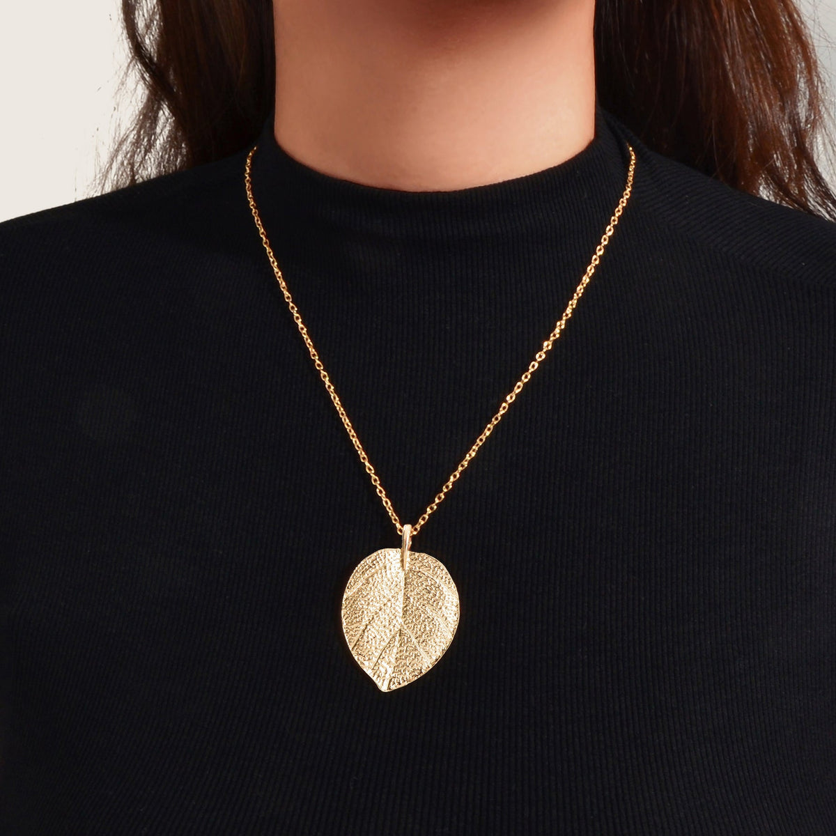 AU Post Boho Gold Silver Chain Leaf Charm Long Necklace Bohemia Accessories Bib Jewelry