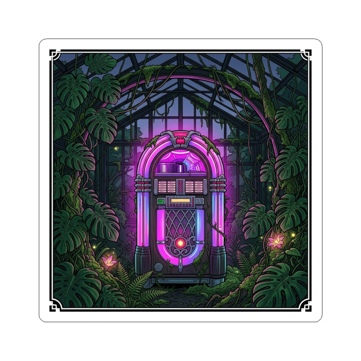Jukebox Solarium | Kiss-Cut Sticker