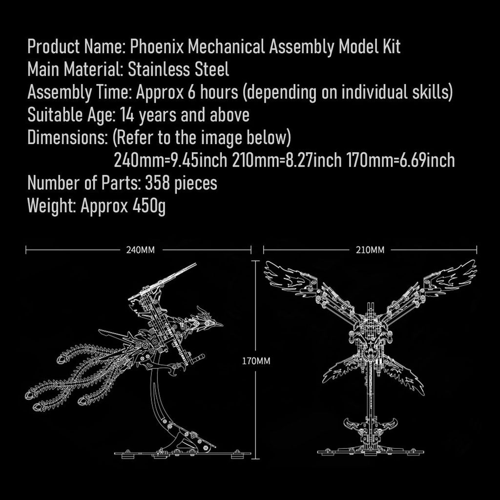 Mechanical Phoenix Red