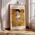 Gustav Klimt Kunst Poster · Geschenkidee · Jugendstil Porträts Blumen Garten Klassische Meisterwerke · Dekoprint ohne Rahmen