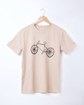 Soft cotton unisex t-shirt with colorful print for casual fashion