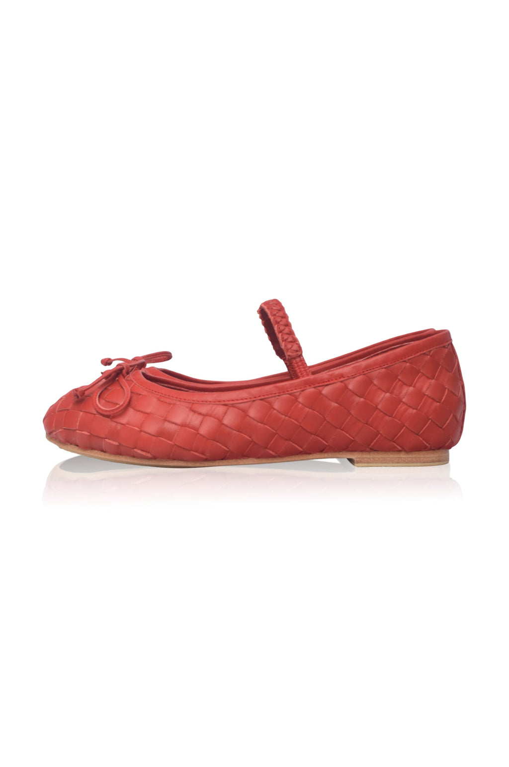 Marisol Woven Leather Ballet Flats-7