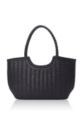 Bellagio Woven Leather Tote Bag - Leather bag at Dealshubindia