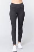 Waist Band Long Ponte Pants For Everyday