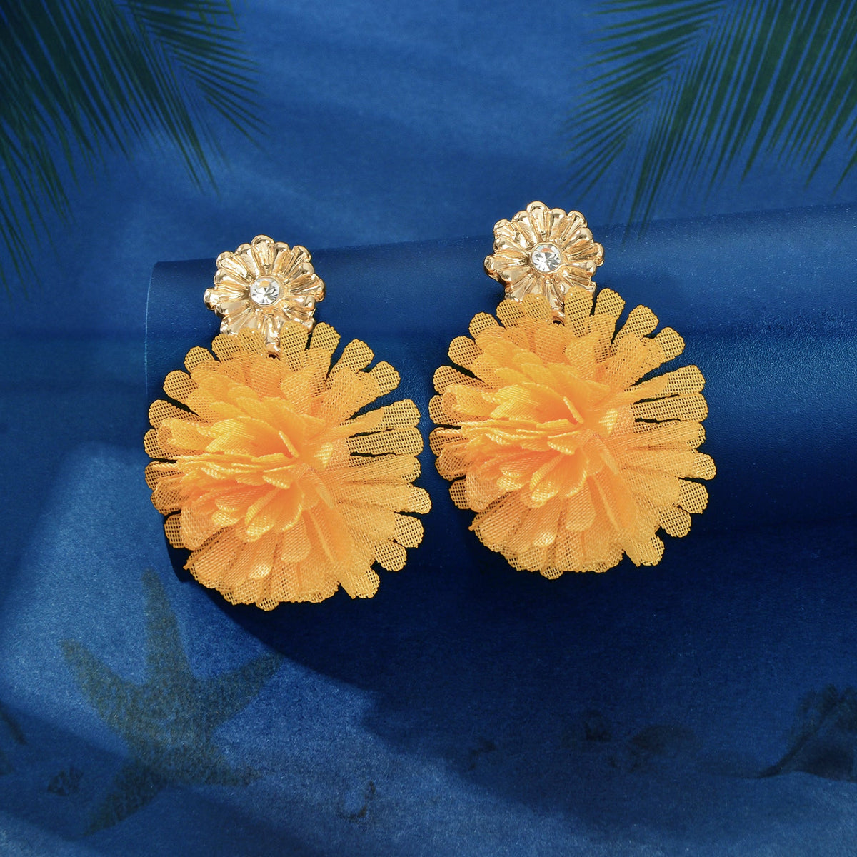 Lovely Jewellery Colorful Flower Drop Dangle Earrings Stunning Women Accessories