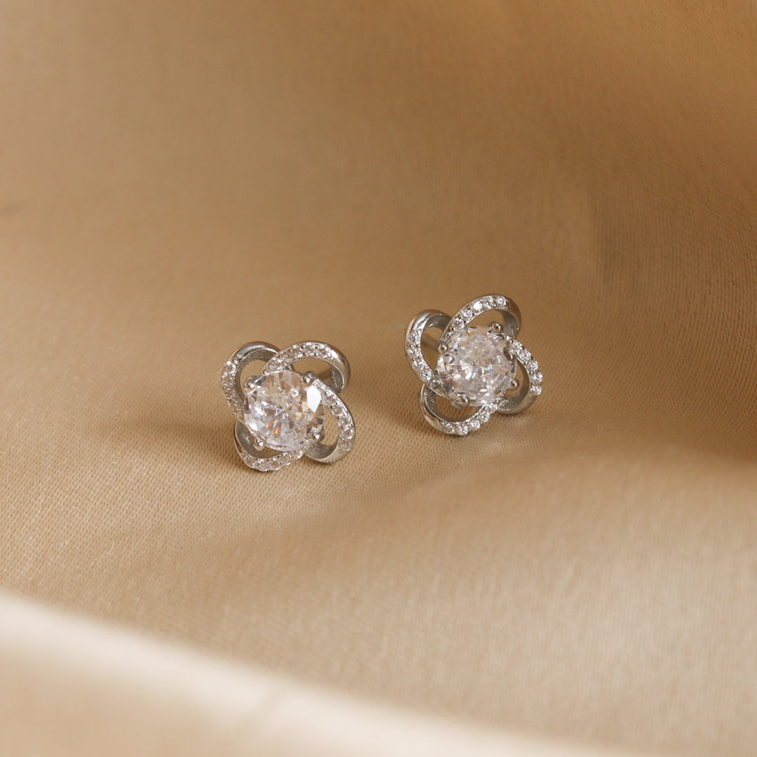 Zircon Floral Studds