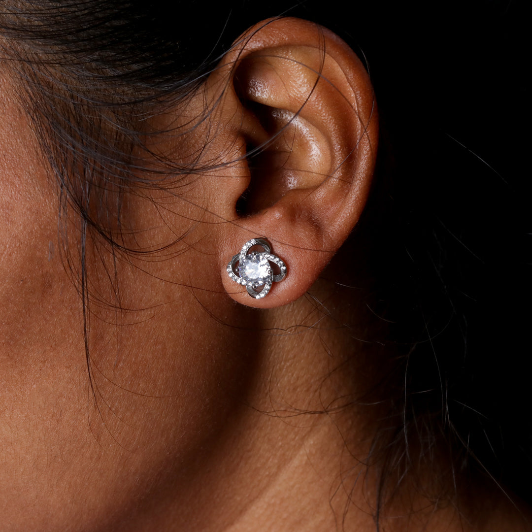 Zircon Floral Studds