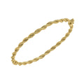 Elements Gold Rope Twist Bangle-0