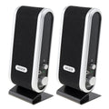 6W USB Wired Stereo Speakers for PC Laptop (White)-0