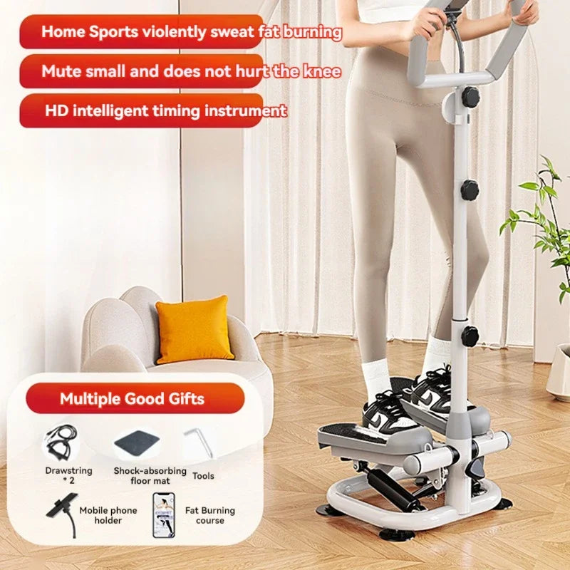 Silent Handrail Stepper for Home Fitness - Sports & Fitness > Exercise, Gym & Fitness > Treadmills at Dealshubindia