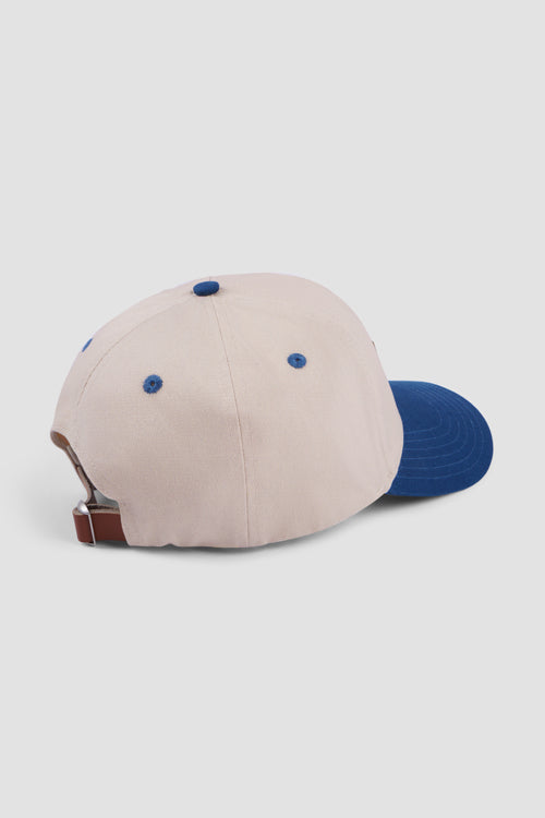 Hideout Leather Label two-tone 6-panel Dad Cap - Headwear at Dealshubindia