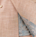 Light Salmon Slim Fit Double-Breasted Suit