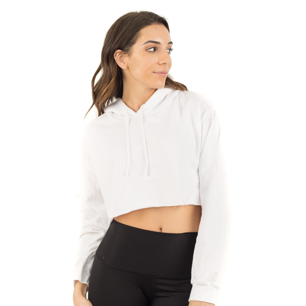 6036 - CLOSEOUT Women's Cropped Fleece Hoodie