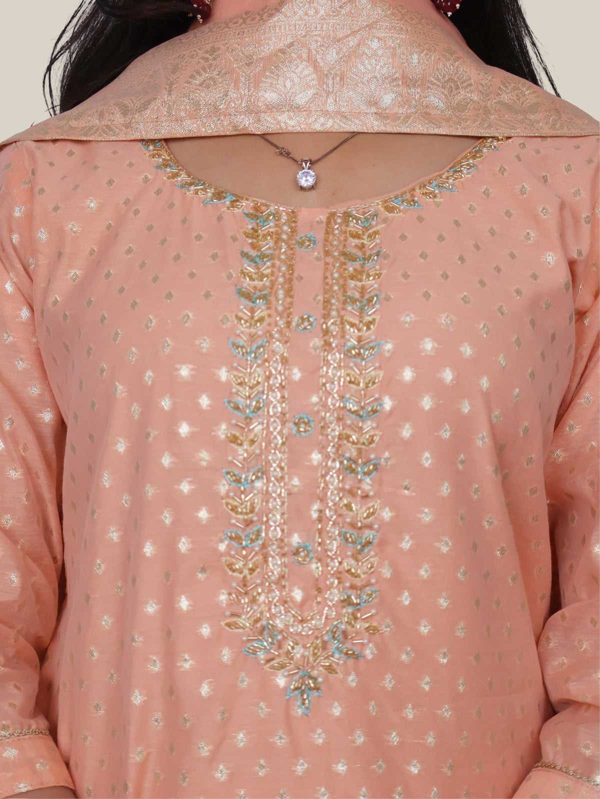 Woman's Straight Suit Set with Dupatta