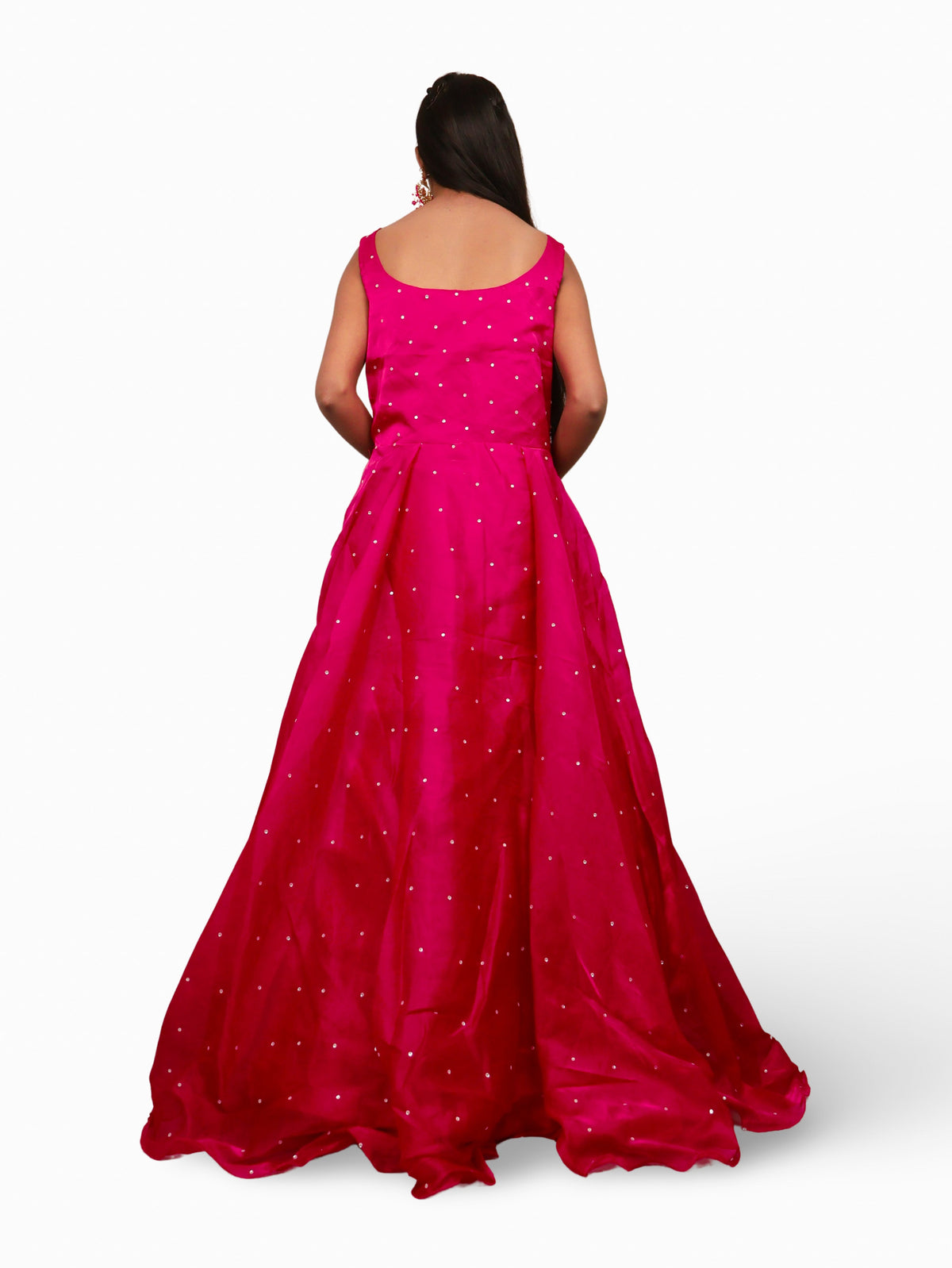 Gown with Sequin & Cut Dana Work by Shreekama