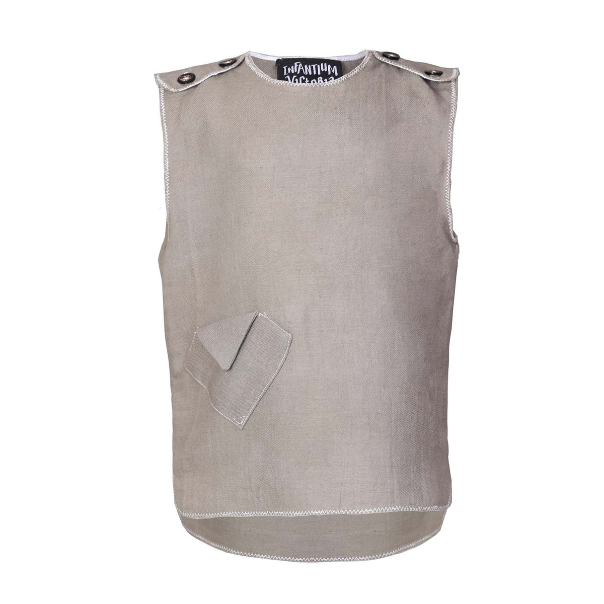 Khaki Vegan Cashmere Weganool Baby Tunic