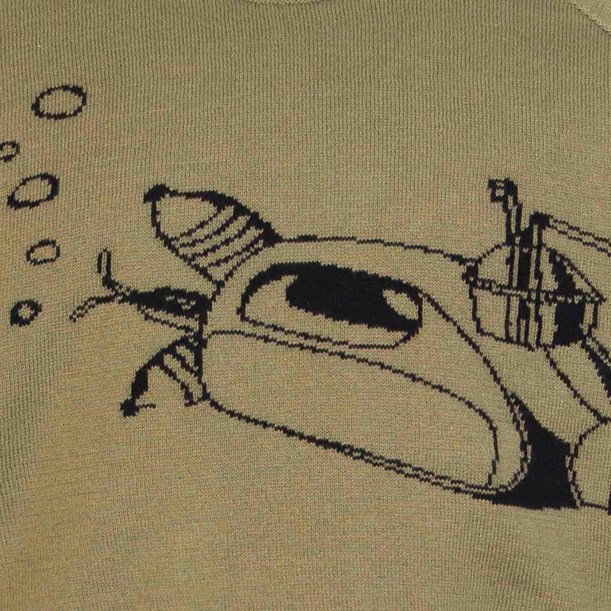 The Submarine Knit Top — Khaki