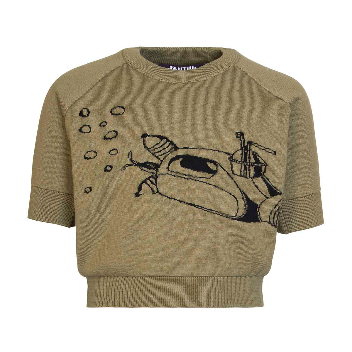 The Submarine Knit Top — Khaki