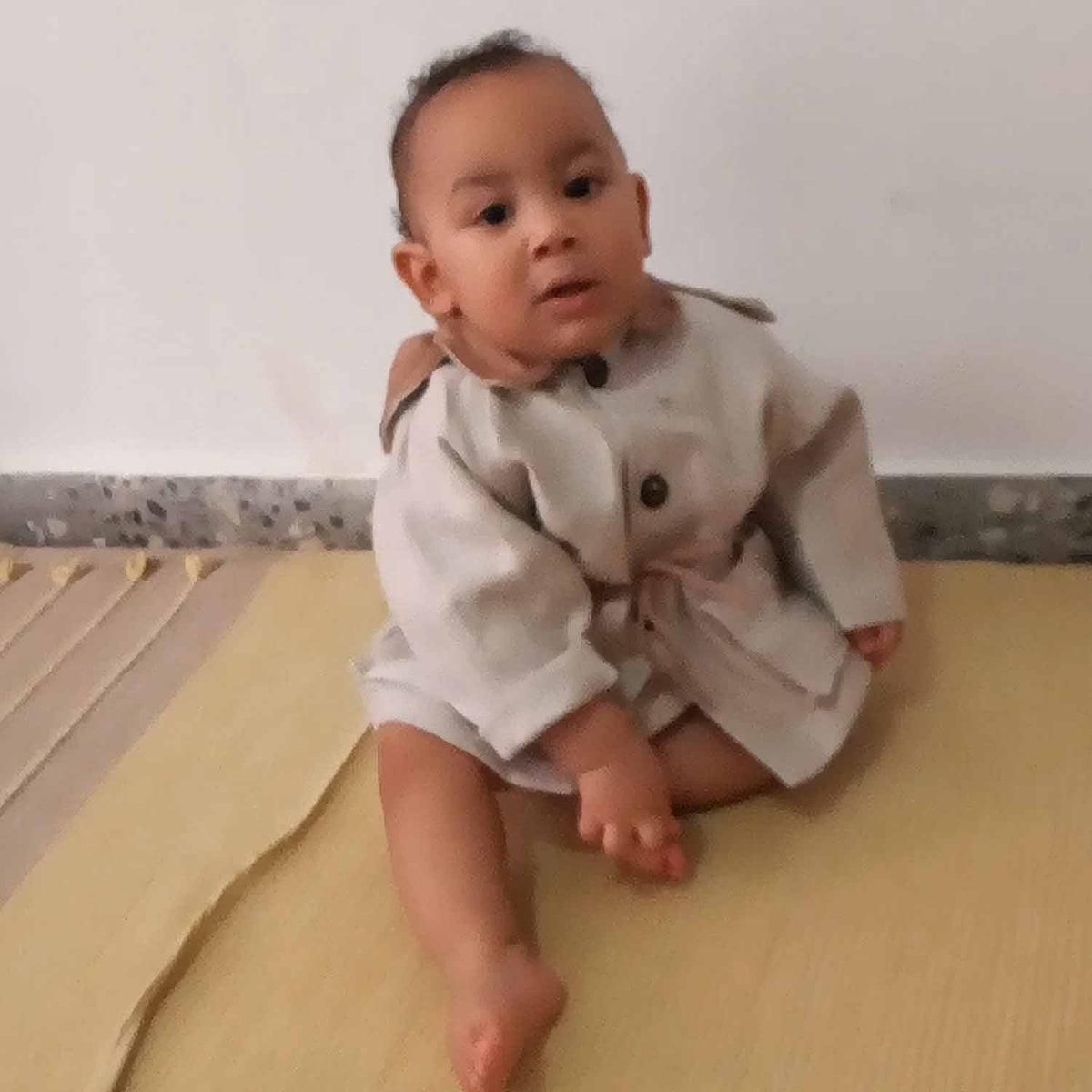 Beige Baby Jacket with Hood - Jacket at Dealshubindia
