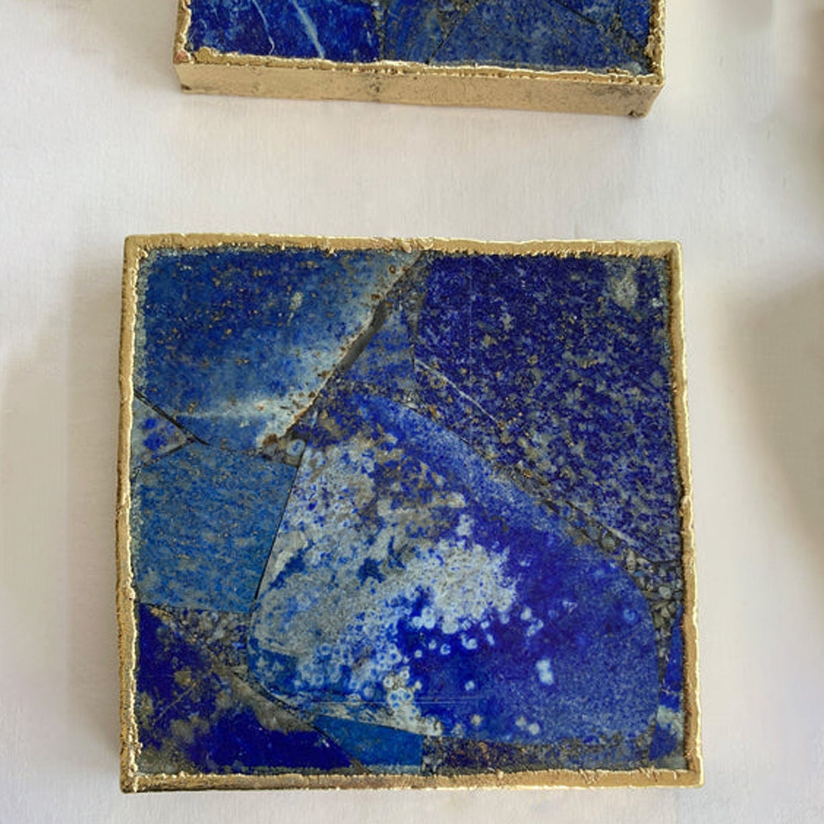 Lapis Lazuli Square Coasters – Set of 4