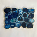 Large Blue Agate Cheese Platter/Tray 10"x15"