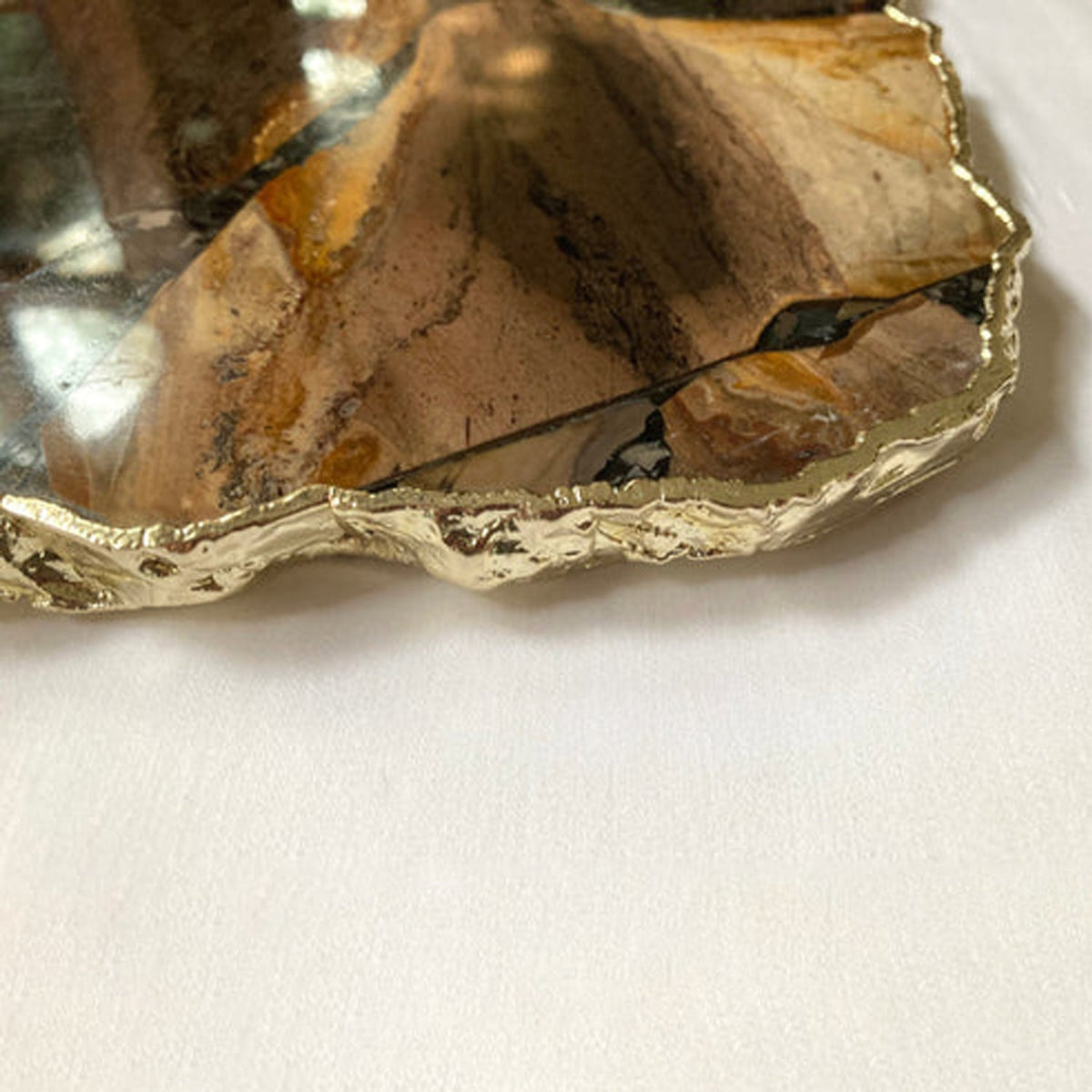 Large Brown Agate Cheese Platter/Tray 10"x15"
