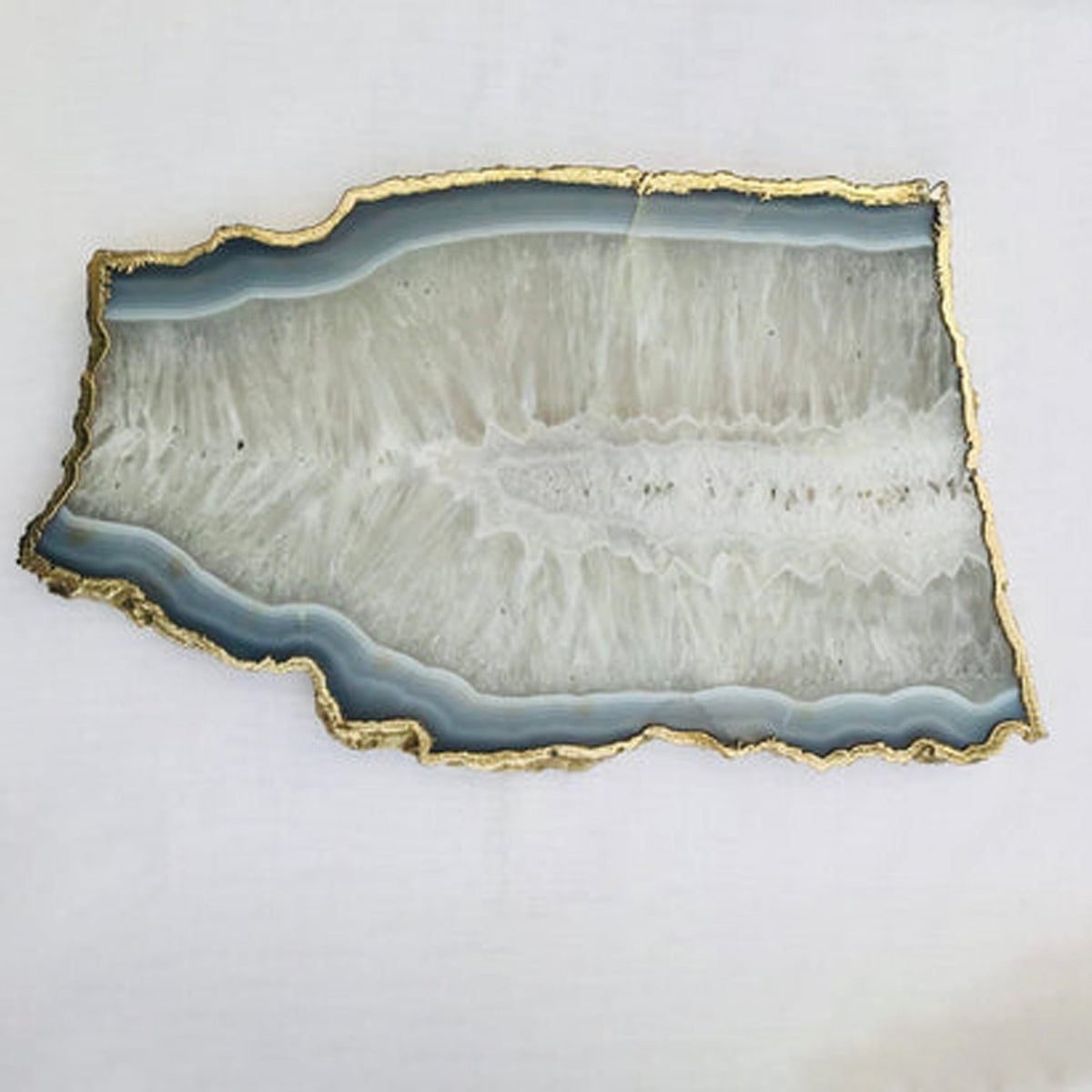Large Gray Agate Cheese Platter/Tray