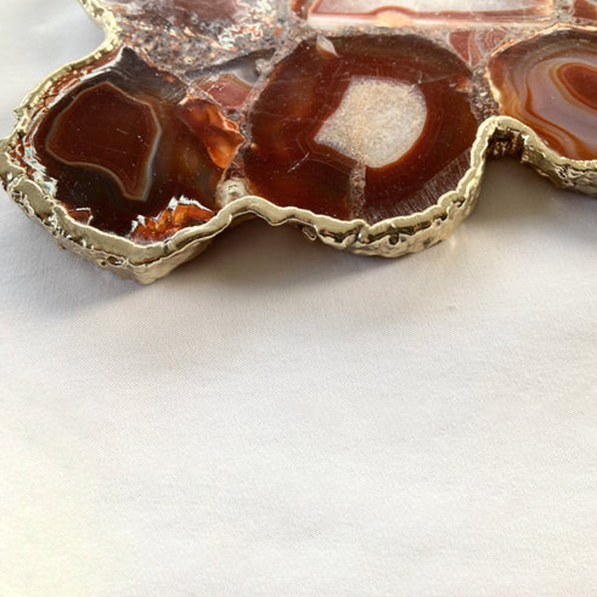 Large Red Agate Cheese Platter/Tray 10"x15"