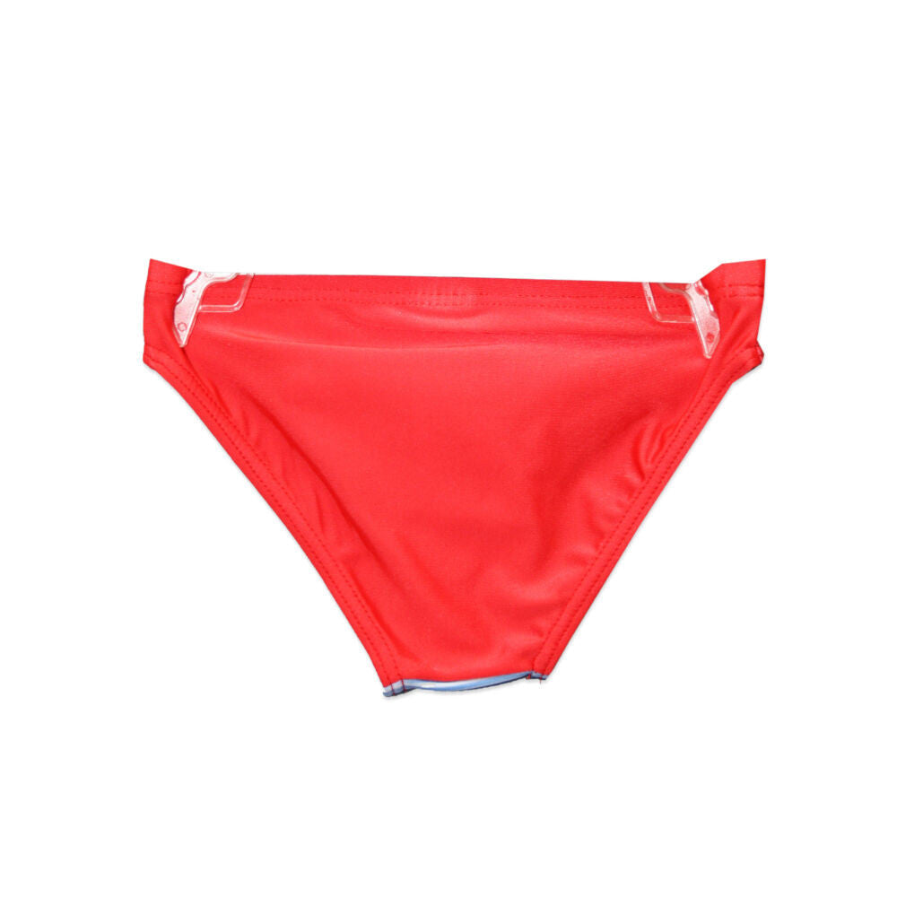 Baby bath bottom for boys - Mickey Mouse - striped - red - 80