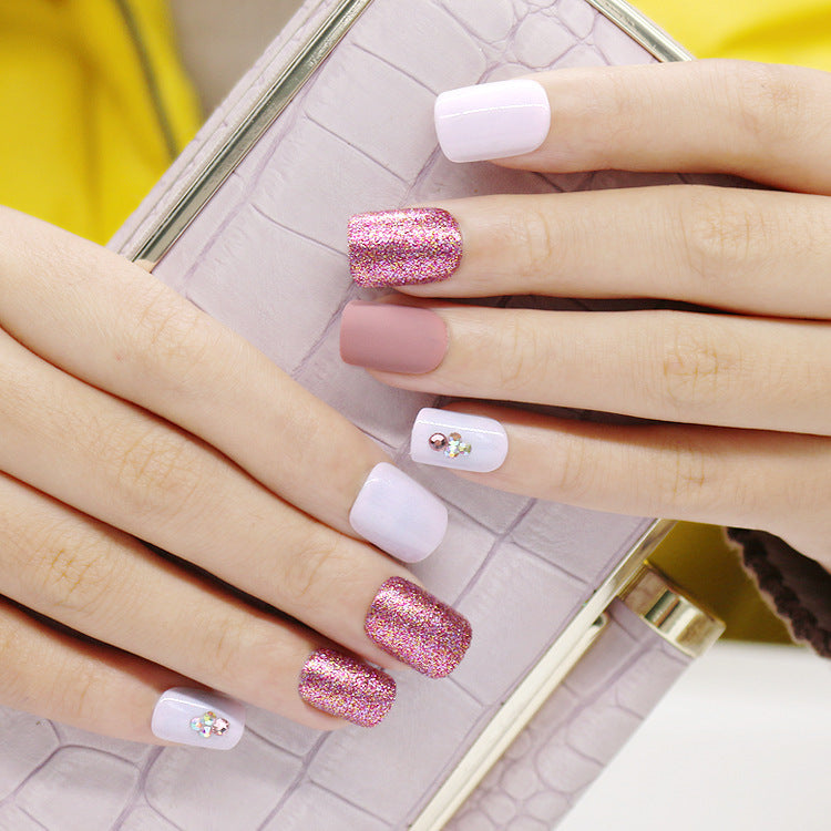 Matte metallic nude nails - Nails at Dealshubindia