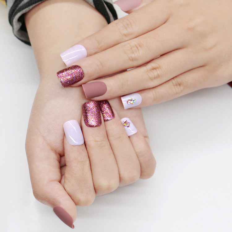 Matte metallic nude nails - Nails at Dealshubindia