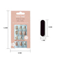 Matte metallic nude nails - Nails at Dealshubindia