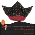 100% Cotton Microwavable Bowl Cozy - Morel Highground-0
