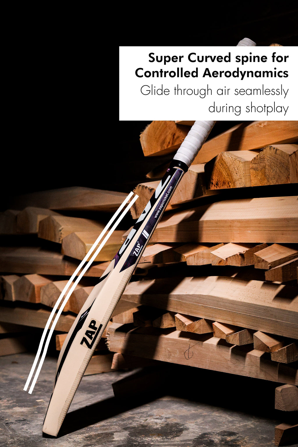 ZAP Pro Kashmir Willow Bat