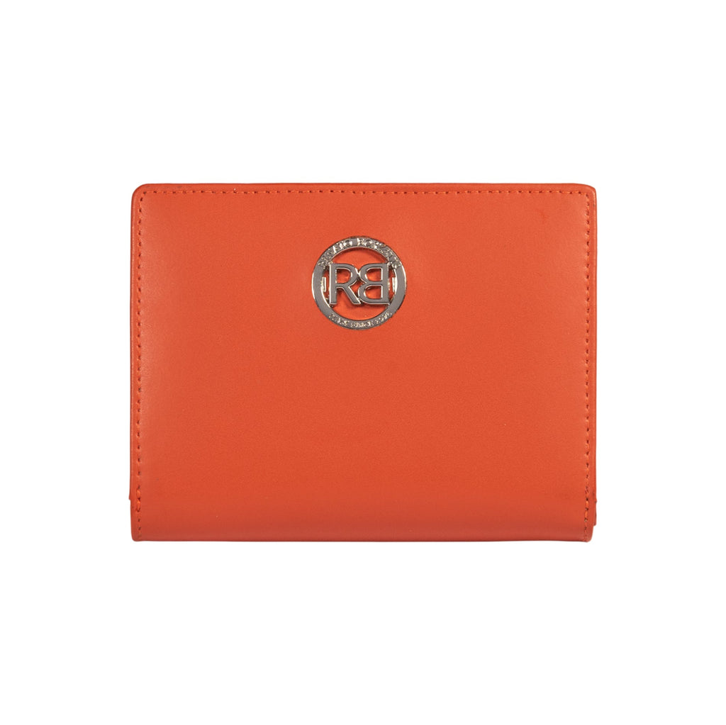 RB1083SAM | Portafogli Donna Made in Italy in Vera Pelle Liscia Opaca. Colore Paprika. Dimensioni (da chiuso): cm 13 x 9 x 2,5 - Accessorio at Dealshubindia