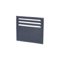 RB12016D | Credit Card Holder in genuine full-grain leather, with light grain. Blue color. RFID protection. Size: 10 x 8 x 0.5 cm. Packaging: gift box bottom/cover - Accessory at Dealshubindia