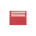 RB12016V | Credit Card Holder in genuine full-grain leather, with light grain. Red color. RFID protection. Dimensions: 10 x 8 x 0.5 cm. Packaging: gift box bottom/cover - Accessory at Dealshubindia